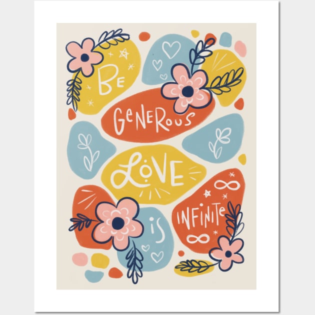 Generous with Love Wall Art by Bittersweet & Bewitching